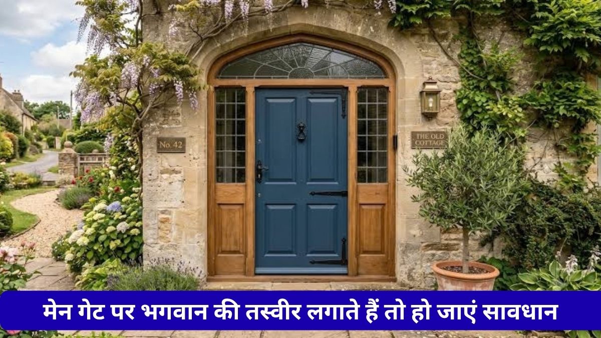 मेन गेट पर भगवान की तस्वीर लगाते हैं तो हो जाएं सावधान, जानें वास्तु की मान्यता House Ghar