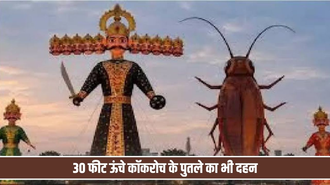दिल्ली की रामलीला में अनोखी तैयारी, रावण- कुंभकर्ण के साथ कॉकरोच का भी होगा दहन Ramlila Cochroach
